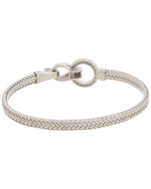 Meshmerise White 18K Rose Vermeil 0.15 Ct. Tw. Diamond Mesh Bangle