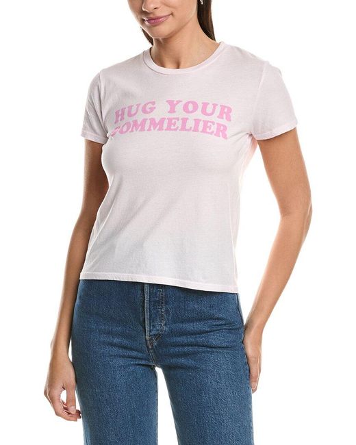 Project Social T White Hug Your Sommelier T-Shirt