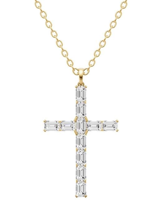 Lab Grown Diamonds Metallic 14K 3.00 Ct. Tw. Lab-Grown Diamond Necklace