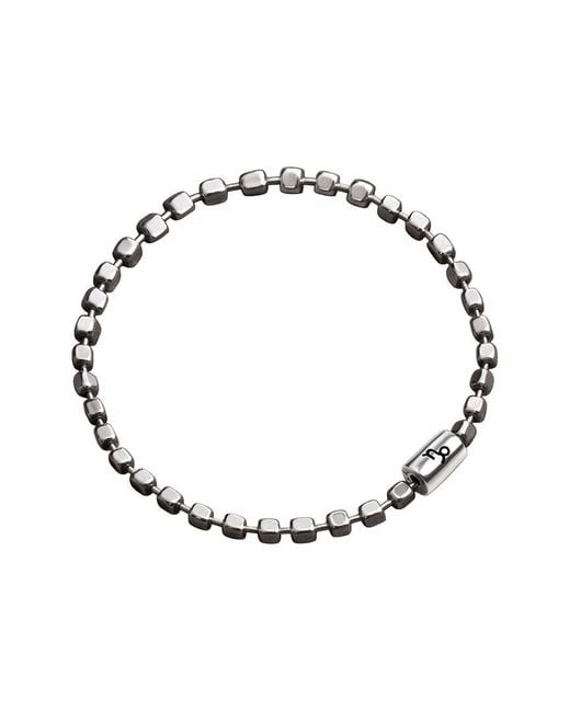 Karma and Luck Metallic Zodiac Plated Ball Chain Bracelet