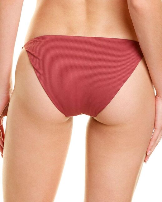 Onia Red Hannah Bikini Bottom
