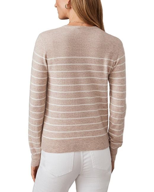 J.McLaughlin White Colette Cashmere Sweater
