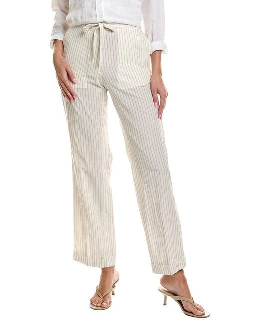 Officine Generale White Officine Generale Miranda Pant