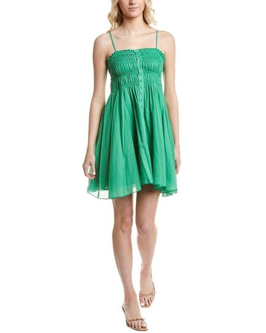 Marion Green Mini Dress