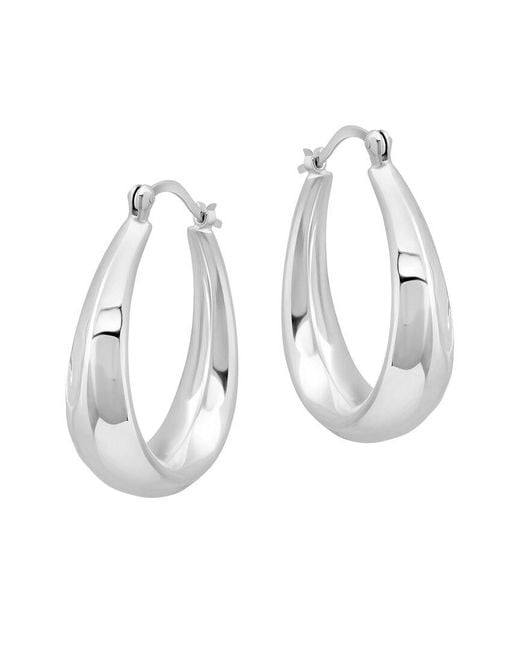 MaxColor White Dangle Earrings