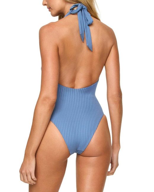LSPACE Blue Coast To Coast Classic One-Piece
