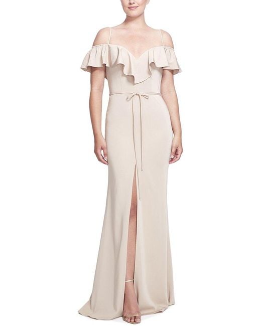 Marchesa Natural Rivoli Dress