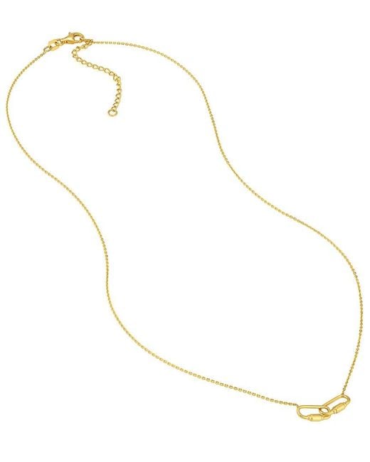 HAWLEY ST Metallic 14K Fashion Necklace