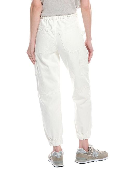 AllSaints White Florence Cargo Jogger