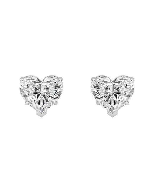 Lab Grown Diamonds Metallic 14K 8.00 Ct. Tw. Lab-Grown Diamond Earrings