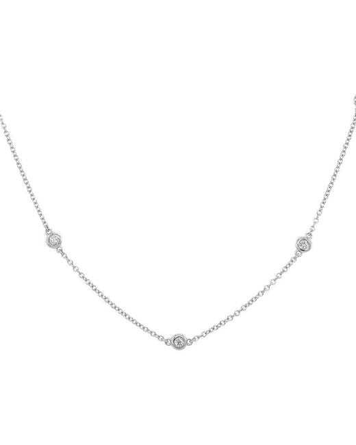 Sabrina Designs Natural 14K 0.37 Ct. Tw. Diamond By The Yard Necklace
