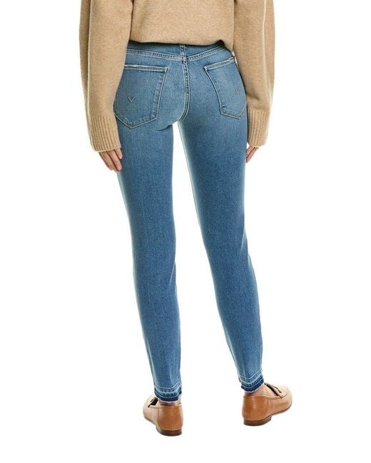 Hudson Jeans Blair Hermione High-rise Super Skinny Ankle Jean in Blue | Lyst