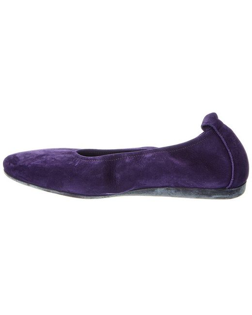Arche Purple Laius Leather Flat