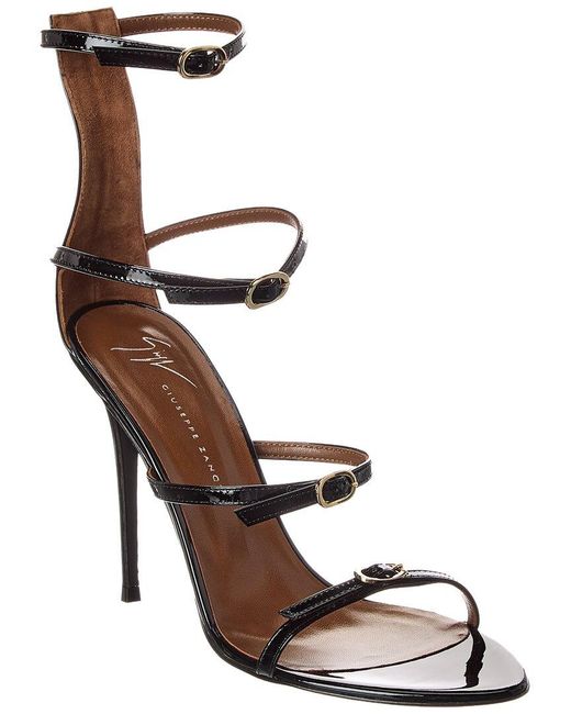 Giuseppe Zanotti Metallic Clandestino 105 Patent Sandal