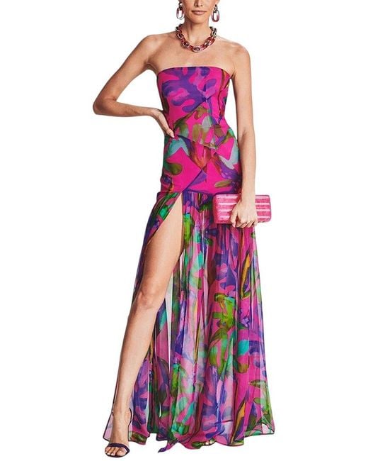 Monique Lagarde Purple Maxi Dress