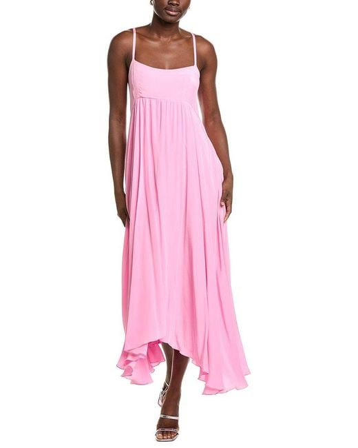 Azeeza Pink Rachel Midi Dress