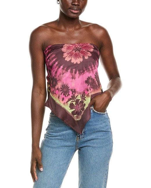 Free People Women's Red Better Than That Top