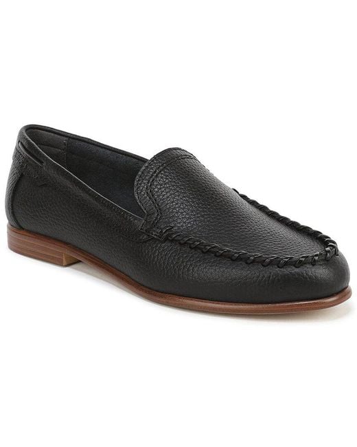 Franco Sarto Black Maude Leather Loafer/Moccasin