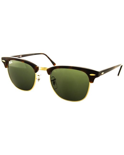 Ray-Ban Green Clubmaster Classic 51mm Sunglasses for men