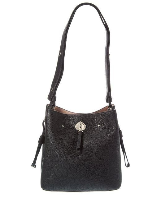 Kate Spade Black Marti Small Leather Bucket Bag