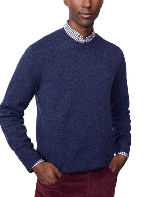 J.McLaughlin Blue Ollie Angora & Wool-Blend Sweater for men
