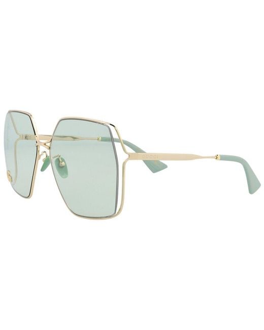 Gucci Metallic Gg0817S 65Mm Sunglasses