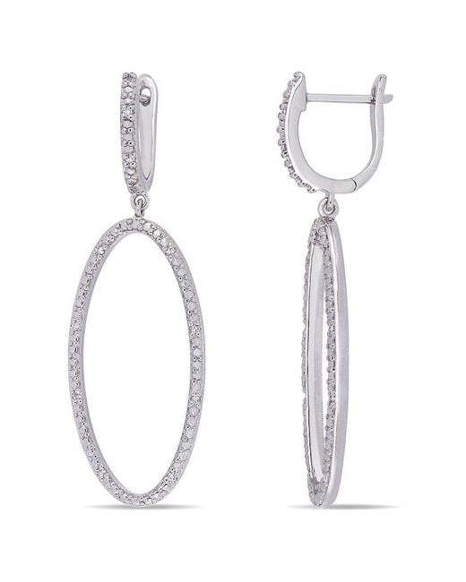 Rina Limor White 0.10 Ct. Tw. Diamond Earrings