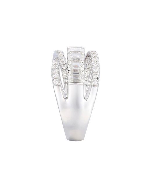 Gregg Ruth White 18K 2.84 Ct. Tw. Diamond Ring