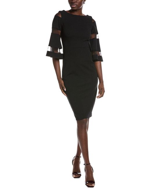 Joseph Ribkoff Black Midi Dress