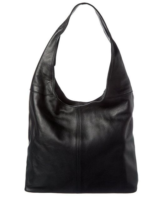 Italian Leather Black Shoulder Bag