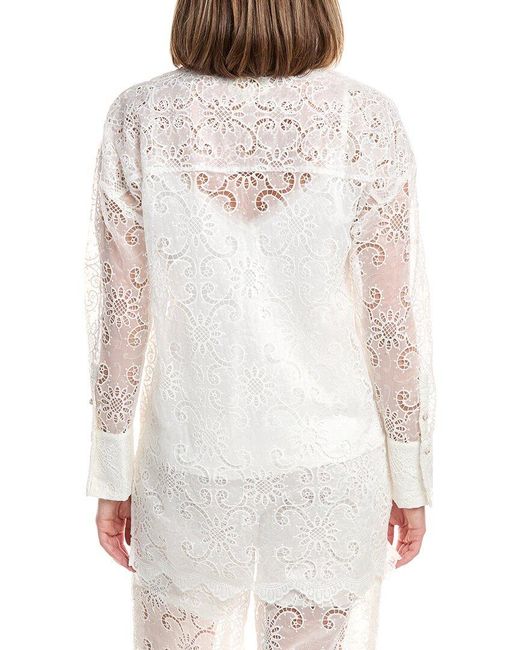 FLORA BEA NYC White Elowyn Shirt