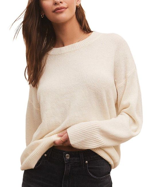 Z Supply Natural Silas Pullover Sweater