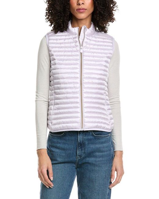 Save The Duck White Arabella Vest