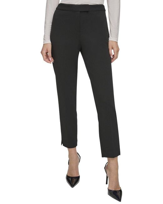 DKNY Black Foundation Slim Pant