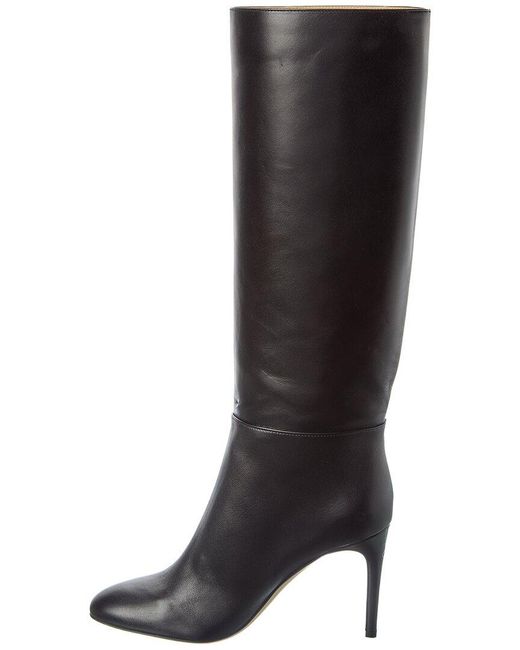 Sergio Rossi Black Dnu Pack Madame Leather Knee-High Boot