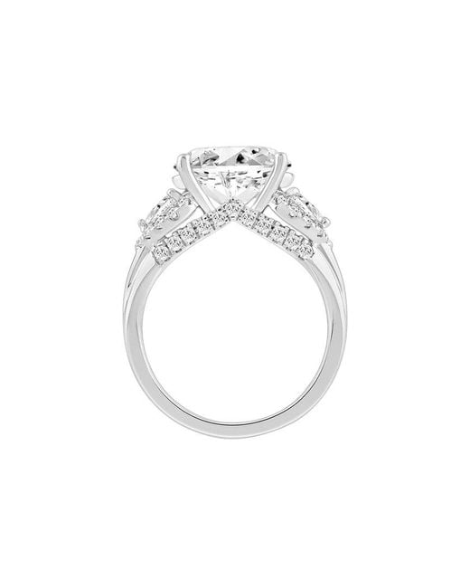 Ethos Creations White Brilliant Bloom 14K 3.75 Ct. Tw. Lab-Grown Diamond Bridal Ring