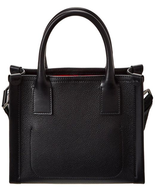 Christian Louboutin Black By My Side Small Leather Tote