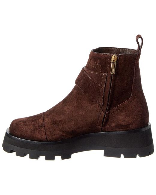 Jimmy Choo Brown Meena Suede Boot