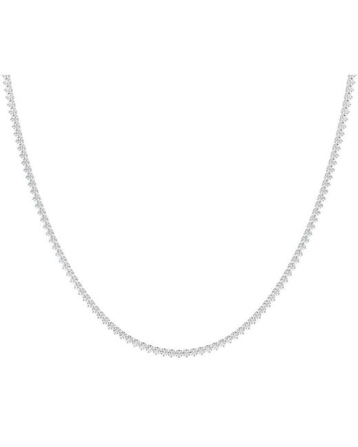 Lab Grown Diamonds White 14K 5.00 Ct. Tw. Lab-Grown Diamond Tennis Necklace