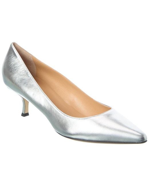 Sergio Rossi White Secret Leather Pump