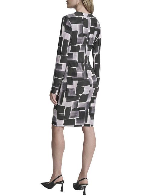 DKNY Black Sheath Dress