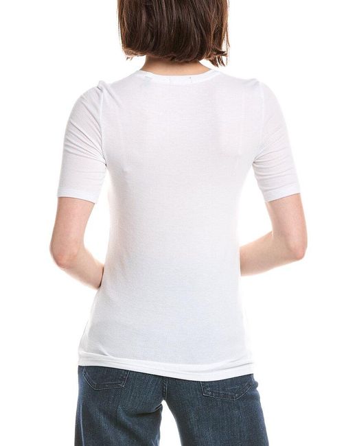 ATM White Crewneck T-Shirt