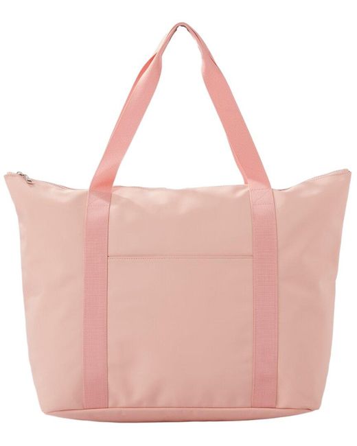Bey-berk Pink Capri Tote