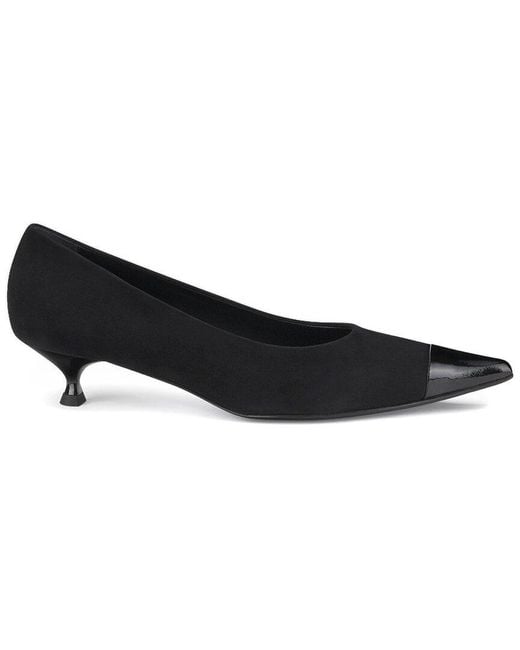 Agl Attilio Giusti Leombruni Black Lenor Bicolor Patent & Leather Pump