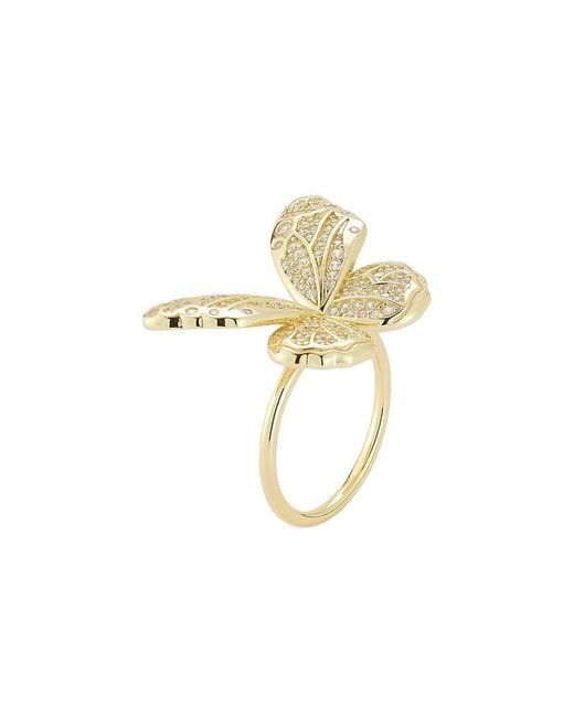 Sphera Milano Metallic 14K Plated Cz Ring