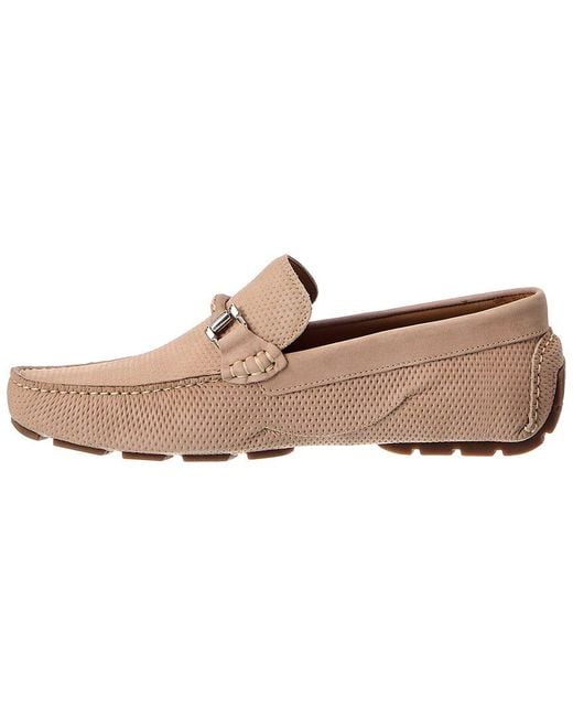 Donald J Pliner Natural Drexel Leather Loafer for men