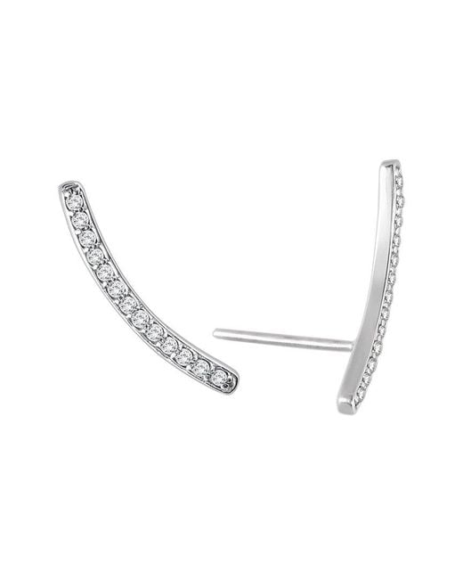 Diamond Select Cuts Metallic 14K 0.13 Ct. Tw. Diamond Earrings