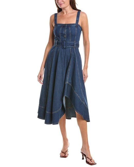 Cinq À Sept Blue Larsa Dress
