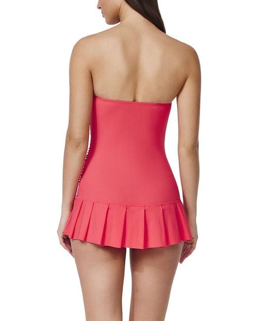 Gottex Red Sweetheart Swim Dress