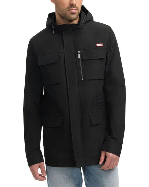 Hunter Black Pleydell Field Jacket for men